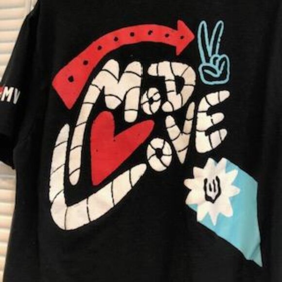 Mod Love Unisex Black T-Shirt Size M Pre-Owned. - Picture 3 of 14